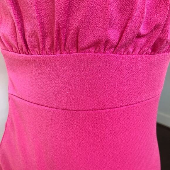 Vintage Y2K Pink Sleeveless Top Ruched Bodice Women Small Ann Taylor Shirt - Picture 6 of 8